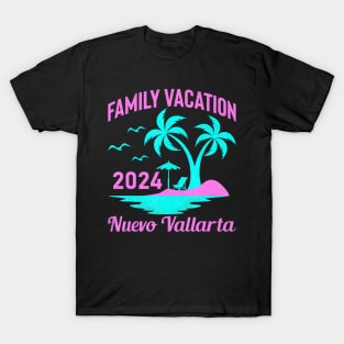 Nuevo Vallarta Beach Mexico Family Vacation 2024 Summer T-Shirt